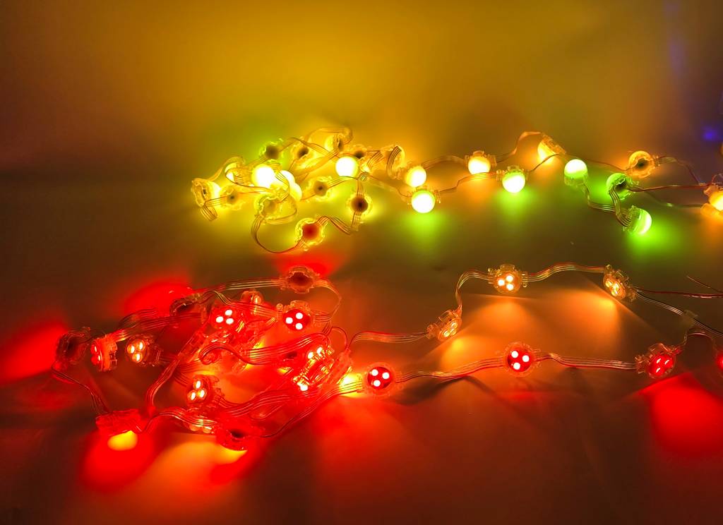 Nhà phân phối Led bát 30mm Full color IC 8206 đầu đục