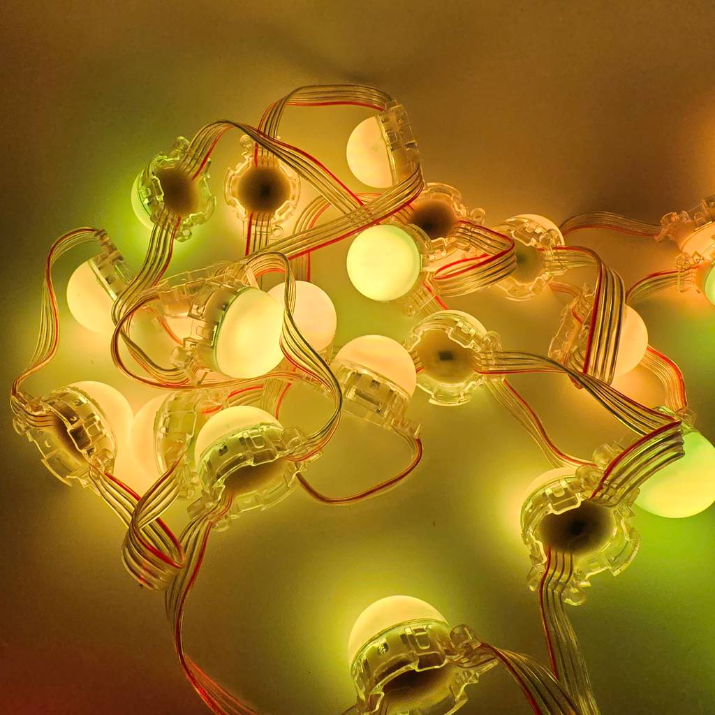 Tổng kho Led bát 30mm Full color IC 8206 đầu đục