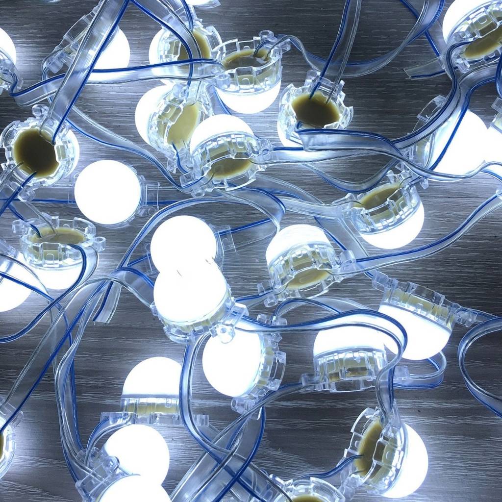 Tổng đại lý Led bát 30mm đầu đục 24V trắng ấm ATX