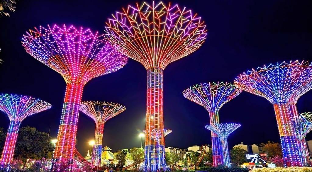 Led bát 50mm Full color IC 8206 đầu trong ATX giá sỉ