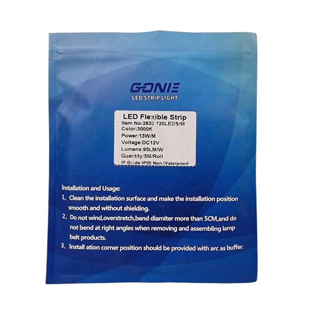 Kho Led dây dán 2835 12V 120 Led 3000K GONIE