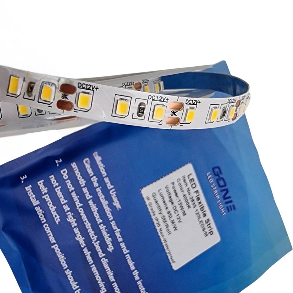 Nhà phân phối Led dây dán 2835 12V 120 Led 4000K GONIE