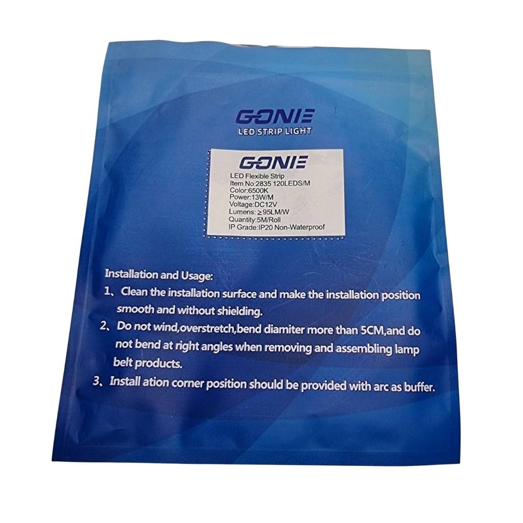 Tổng đại lý Led dây dán 2835 12V 120 Led 6500K GONIE