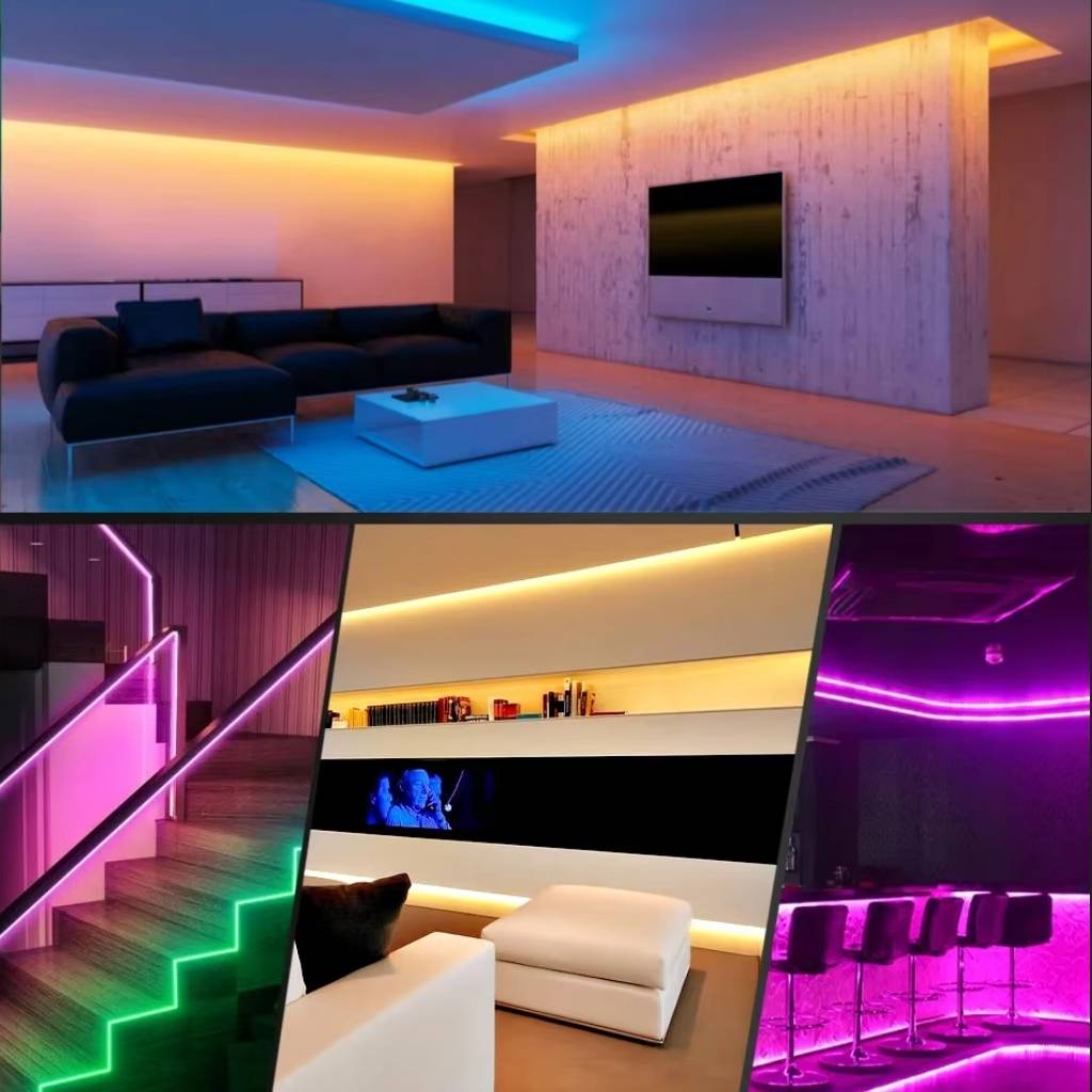 Led dây dán 2835 12V 120 Led vàng nắng giá sỉ