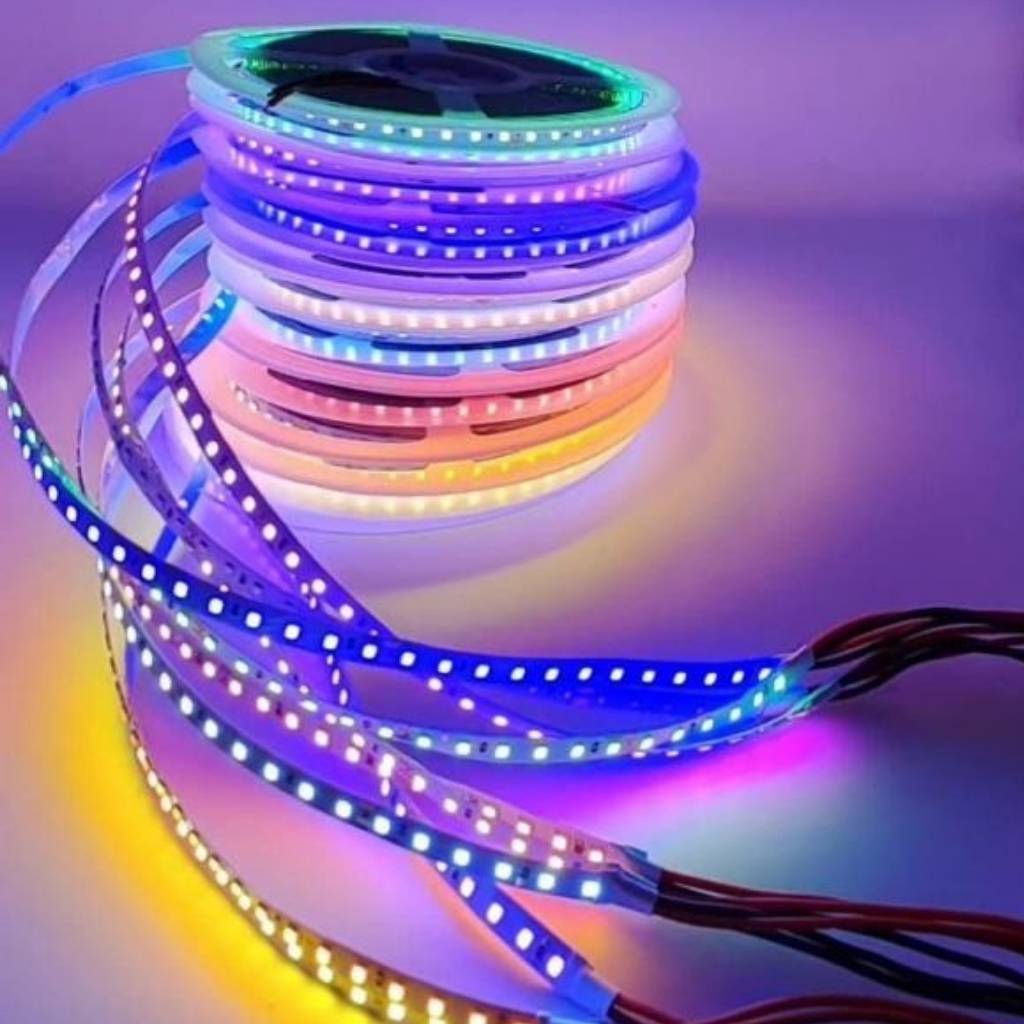 Tổng đại lý Led dây dán 2835 12V 120 Led hồng