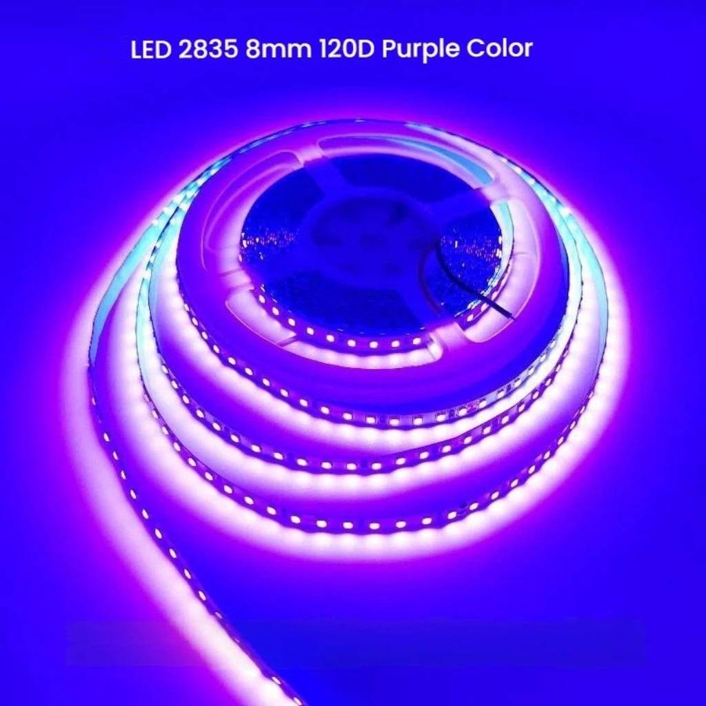 Nhà phân phối Led dây dán 2835 12V 120 Led tím