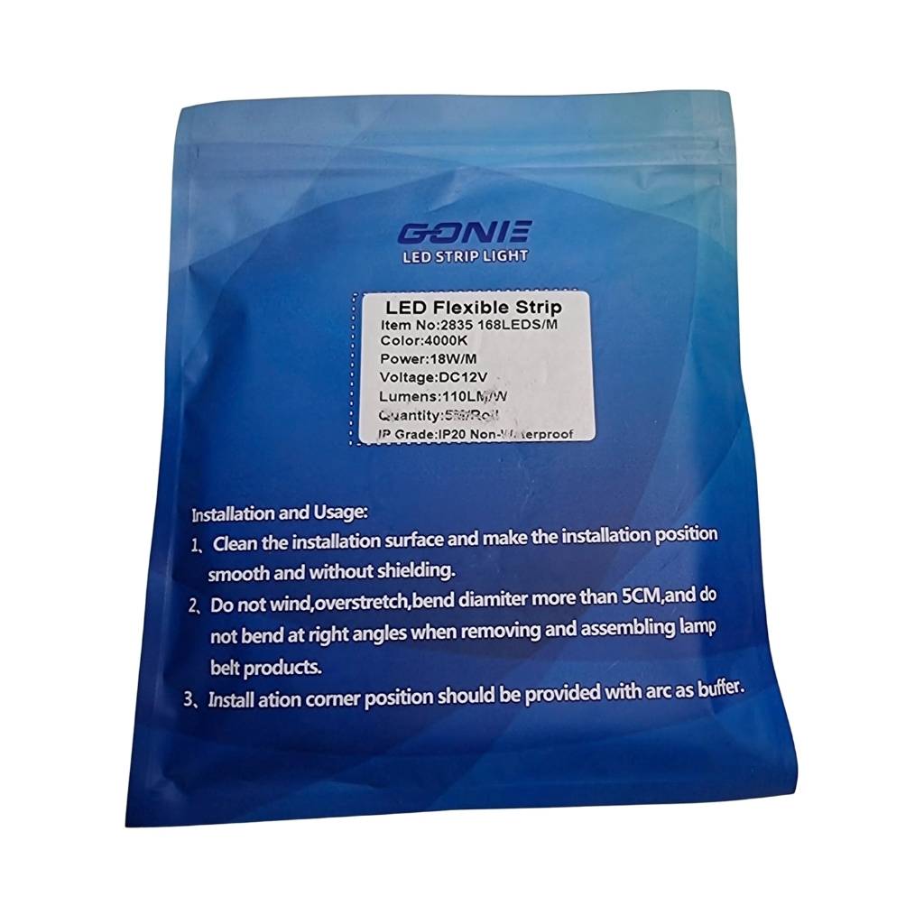 Nhà phân phối Led dây dán 2835 12V 168 Led 4000K GONIE