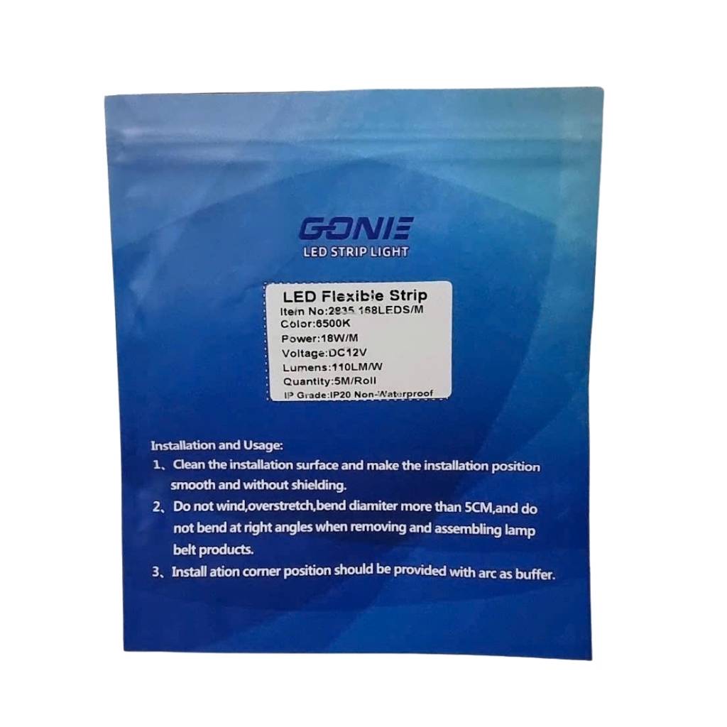 Kho Led dây dán 2835 12V 168 Led 6500K GONIE
