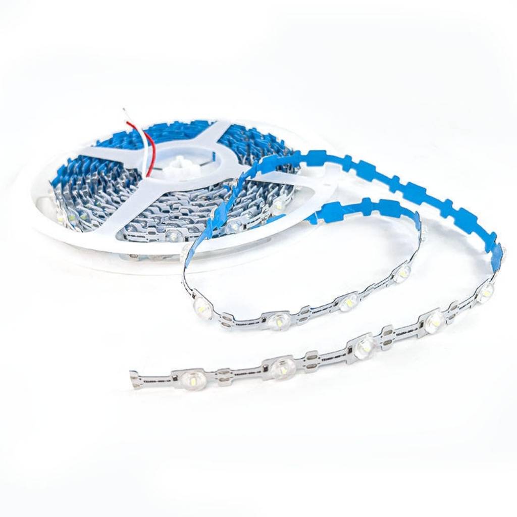 Giá sỉ Led dây dán ziczac 12V 3030 thấu kính tỏa đỏ ngoài trời LS50