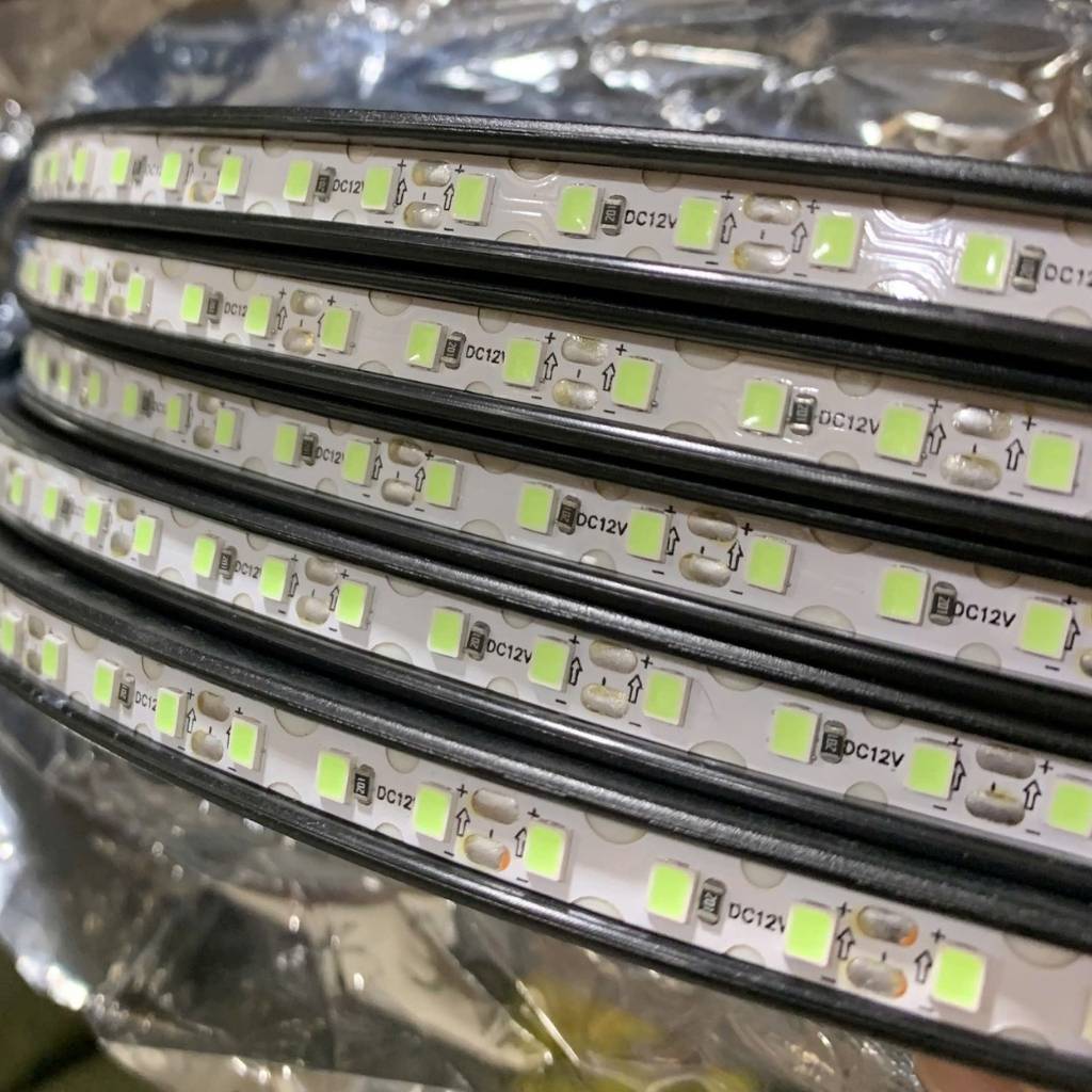 Tổng kho Led dây dán ziczac 12V 120 led xanh ngọc LIXIN ngoài trời LS49