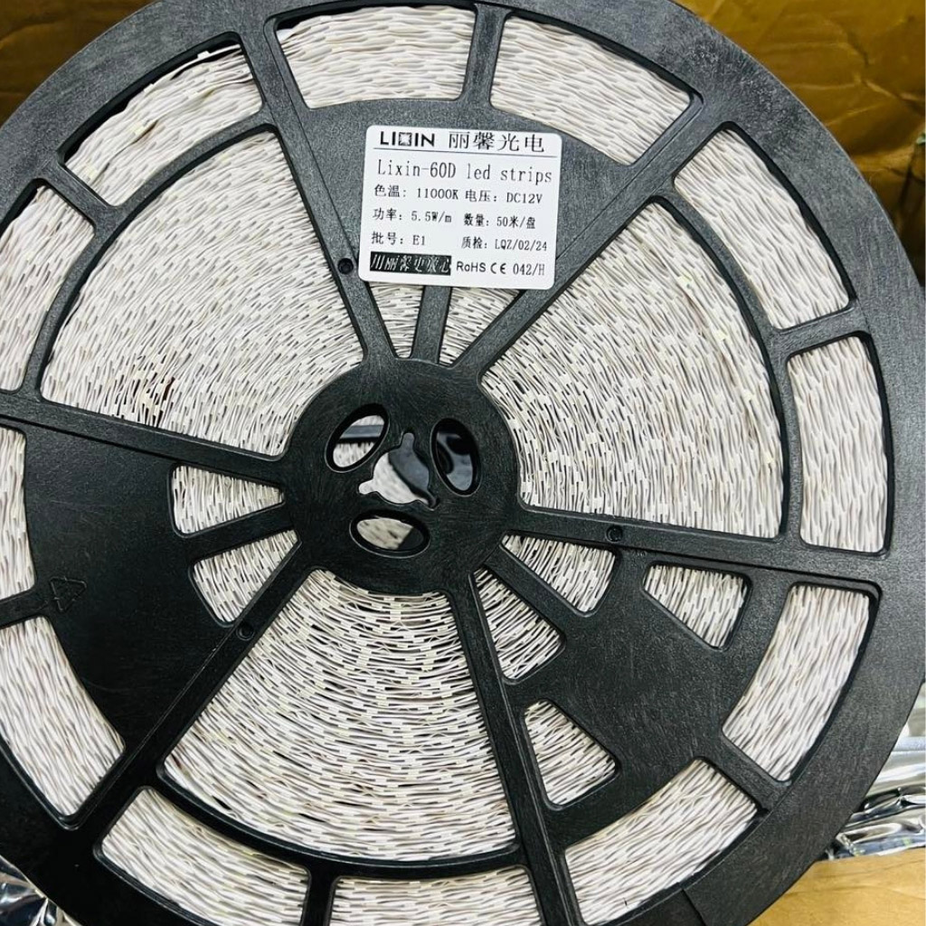 Tổng đại lý Led dây dán ziczac 12V 60 led trắng 11000K LIXIN ngoài trời