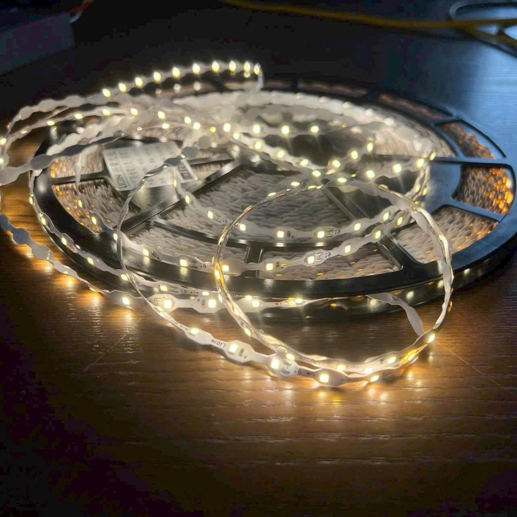 Tổng kho Led dây dán ziczac 12V 60 led trắng ấm 4500K LIXIN ngoài trời