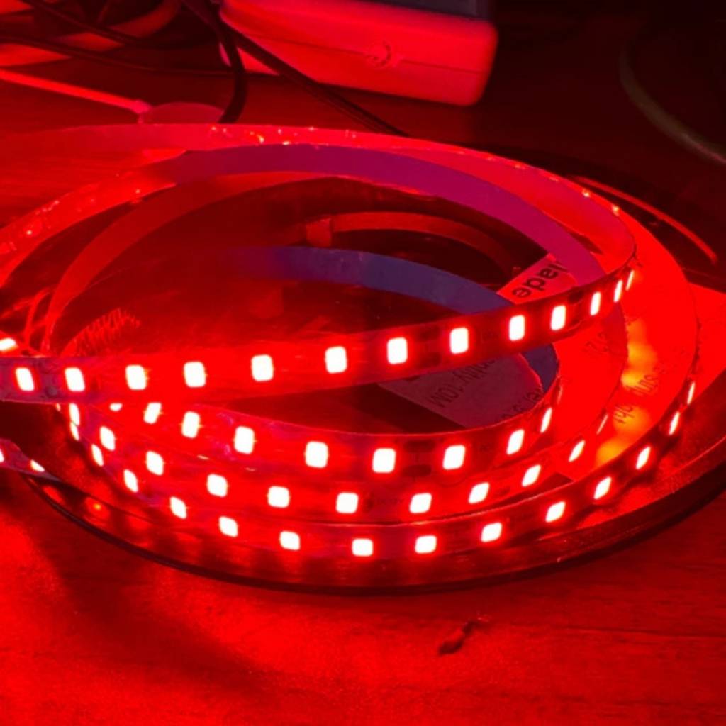 Tổng kho Led dây dán ziczac 2835 12V 120 Led đỏ