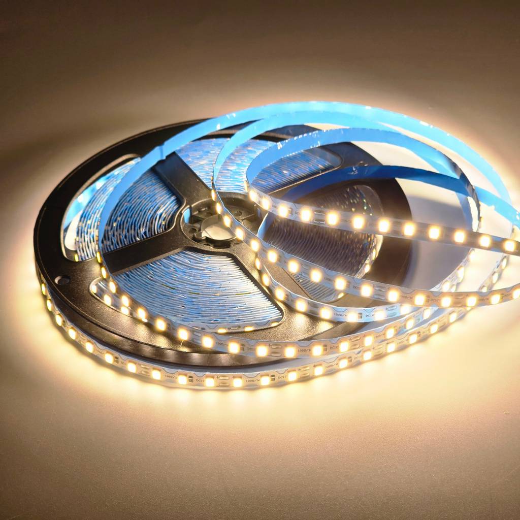 Tổng đại lý Led dây dán ziczac 2835 12V 120 Led trắng ấm