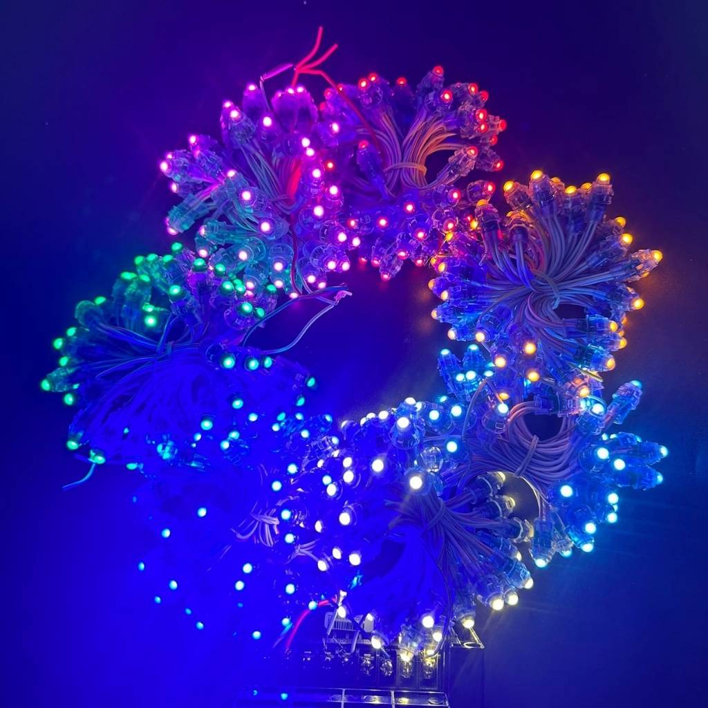 Tổng kho Led đúc F7 12V đỏ ATX đế 12mm