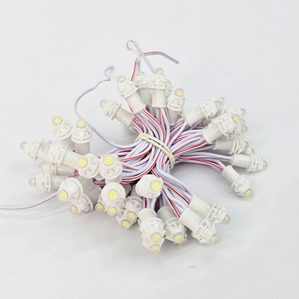 Led đúc F5 12V trắng TYY đế 9mm chính hãng