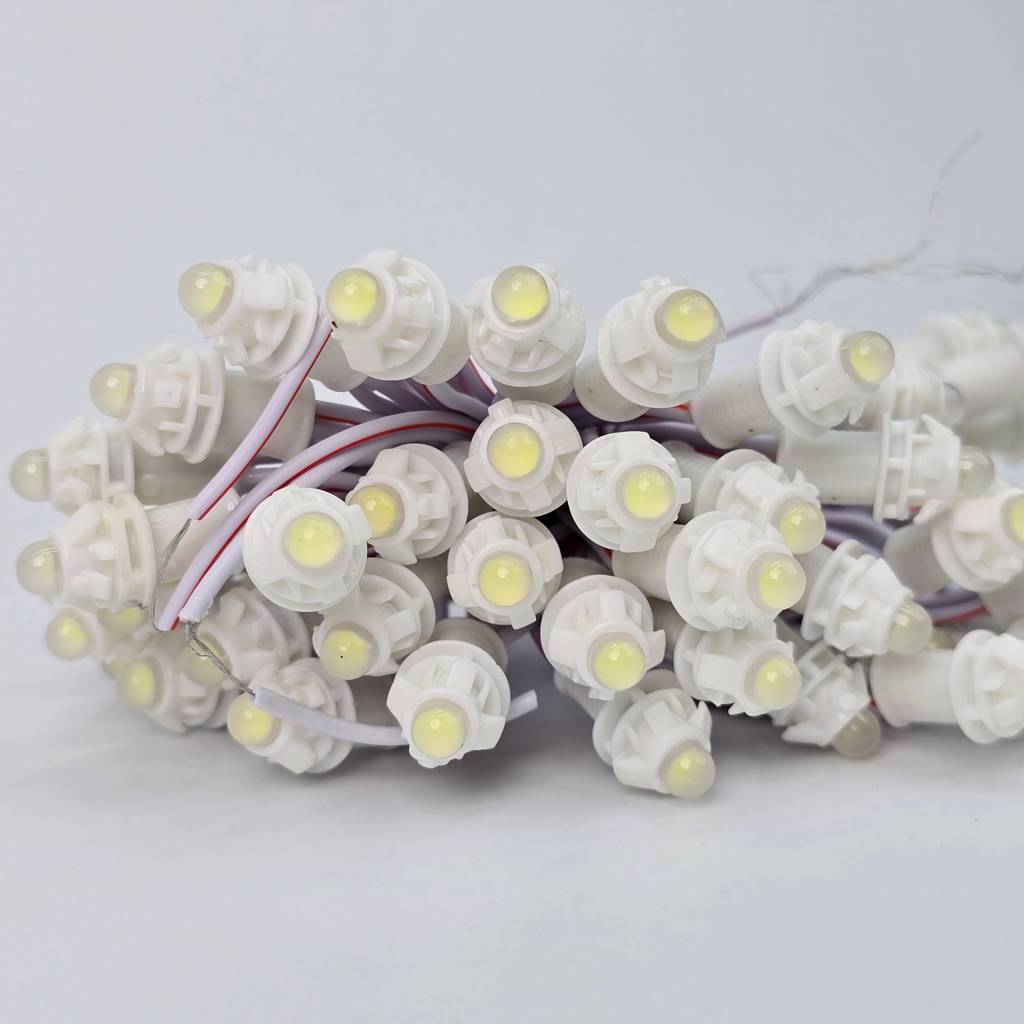 Tổng kho Led đúc F5 12V trắng TYY đế 9mm