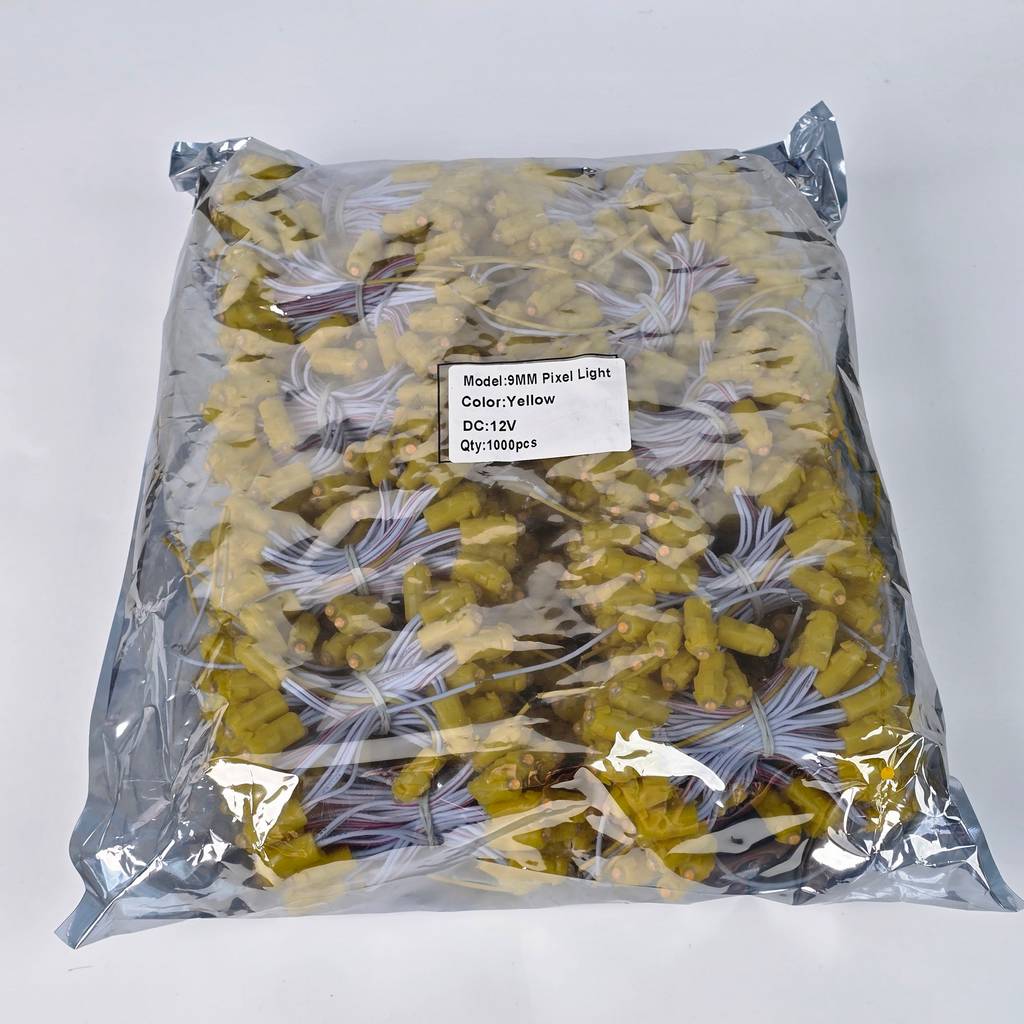 Giá sỉ Led đúc F5 12V vàng JHL đế 9mm