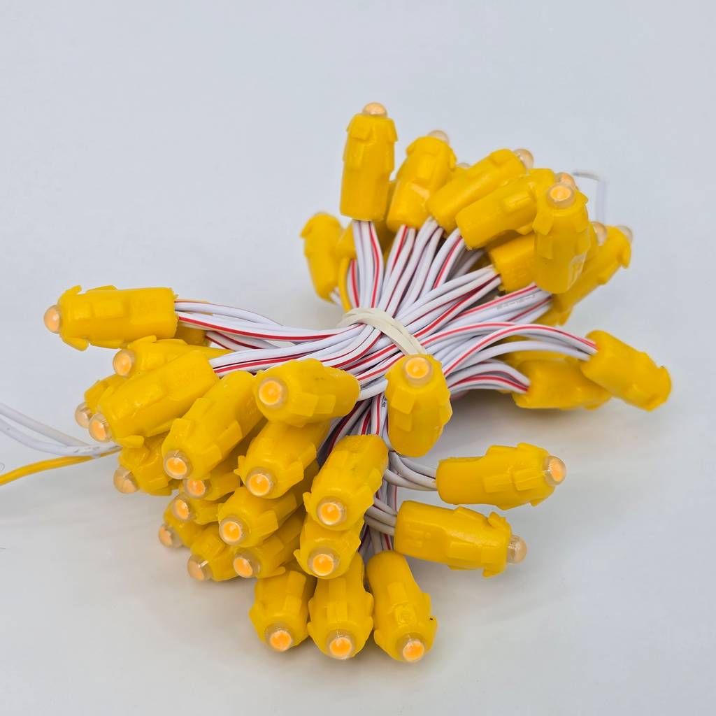 Led đúc F5 12V vàng JHL đế 9mm chính hãng