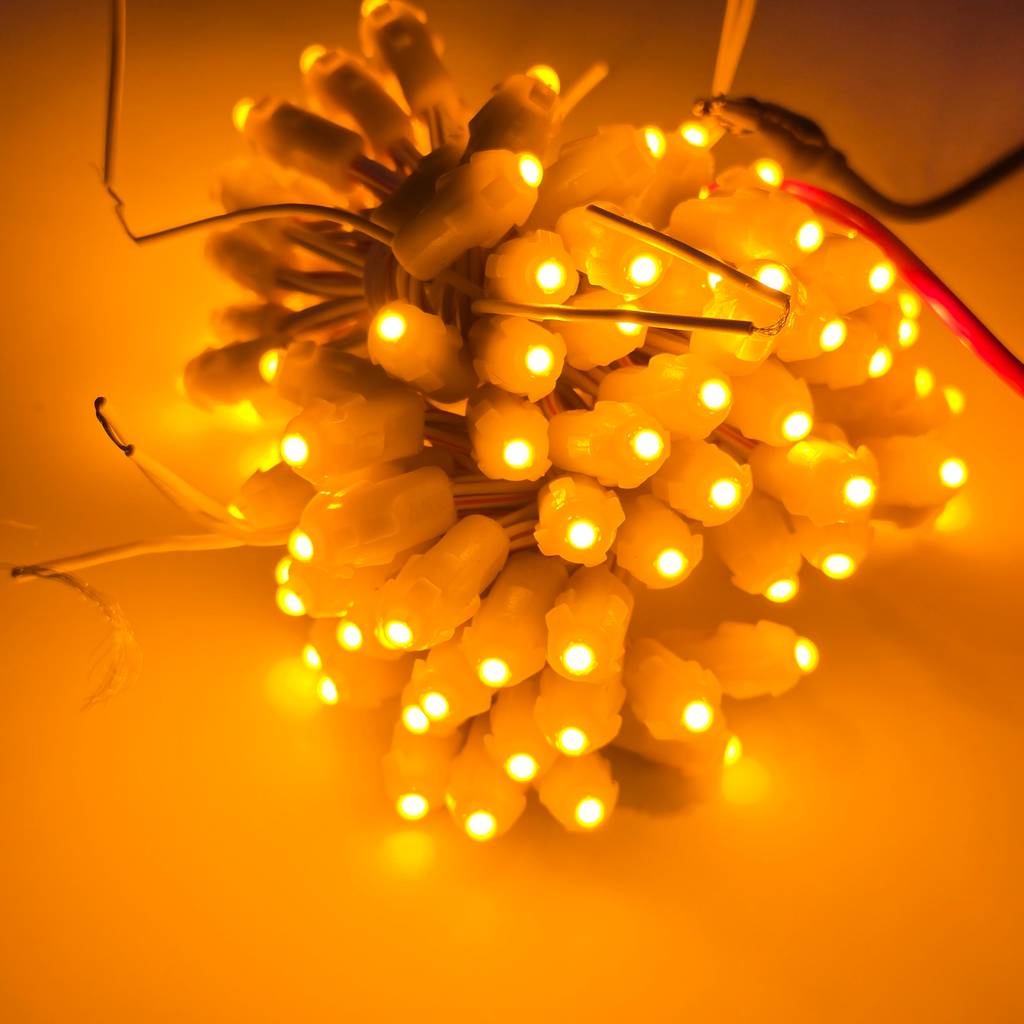 Tổng kho Led đúc F5 12V vàng JHL đế 9mm