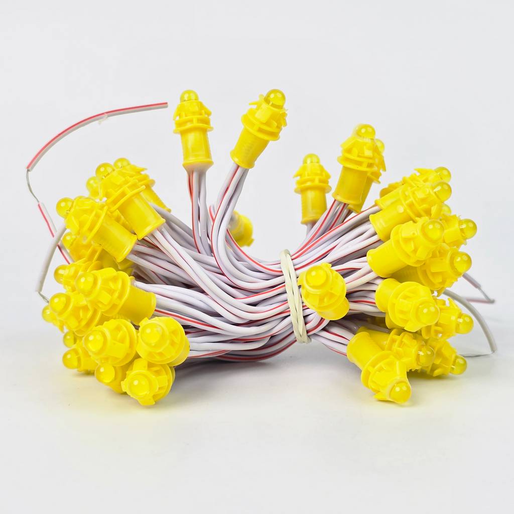 Led hắt module 5V vàng chanh TYY đế 9mm 4 bóng