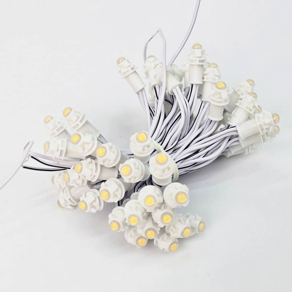 Tổng kho Led đúc F5 12V vàng nắng TYY đế 9mm