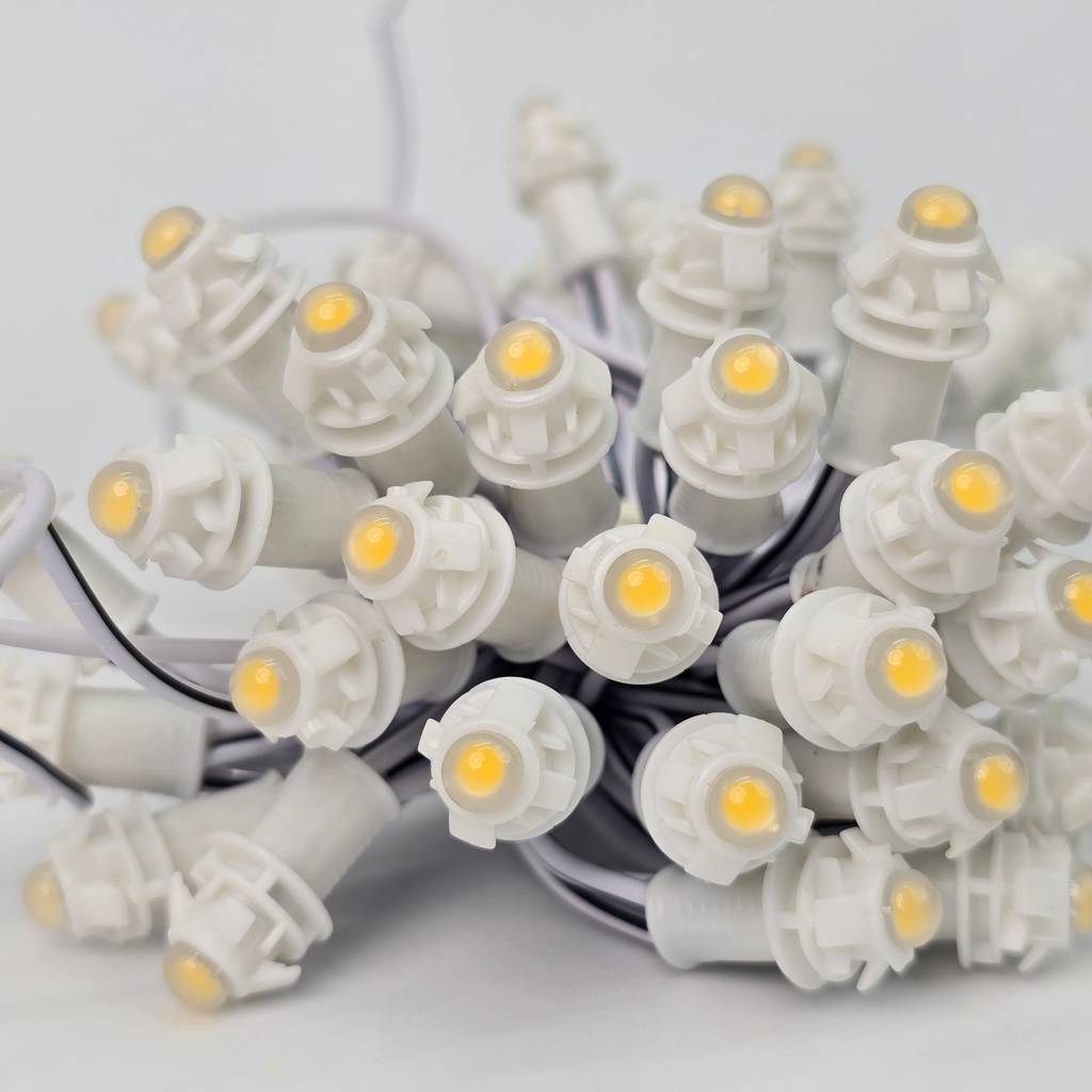 Led đúc F5 12V vàng nắng TYY đế 9mm chính hãng