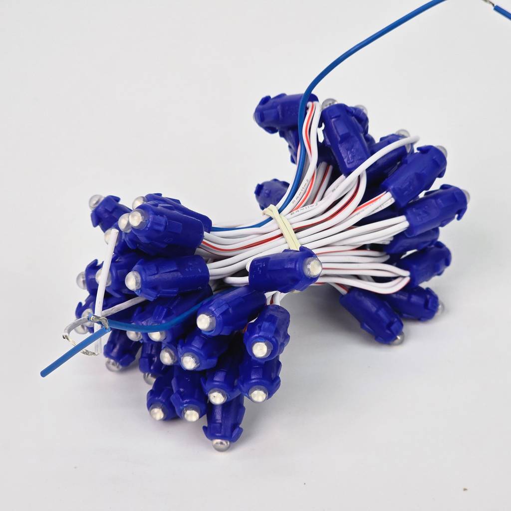 Led hắt module 5V xanh dương JHL đế 9mm 4 bóng