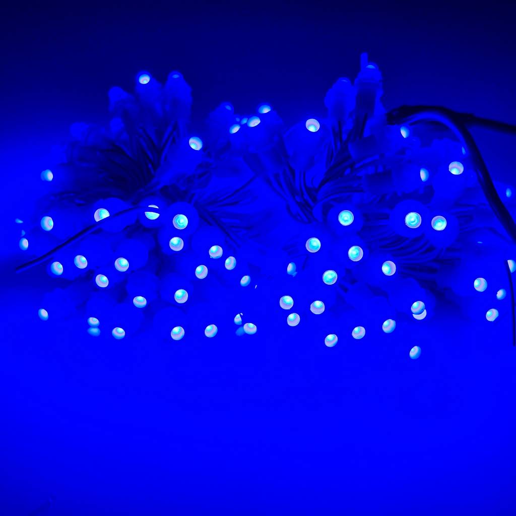 Led đúc F5 12V xanh dương TYY đế 9mm giá sỉ