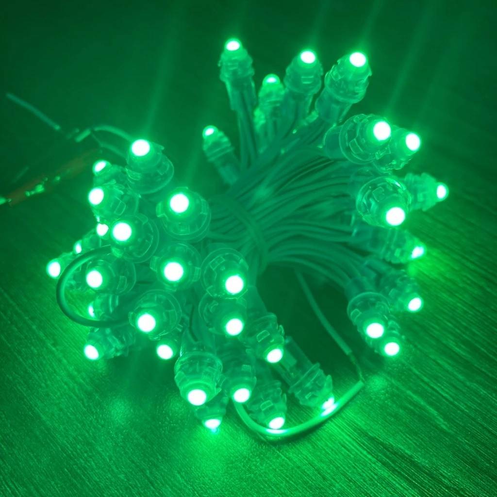 Tổng kho Led đúc F5 12V xanh lá ATX đế 9mm