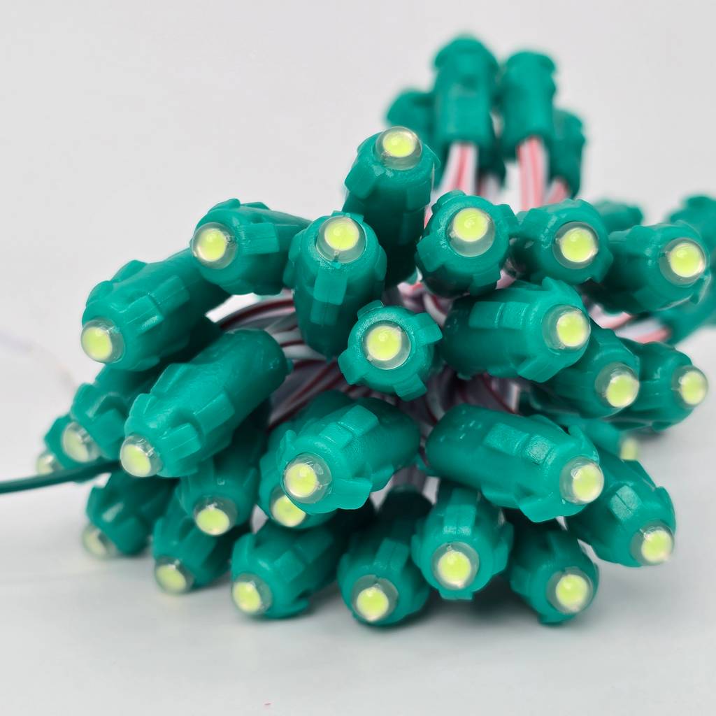 Kho Led đúc F5 12V xanh lá JHL đế 9mm