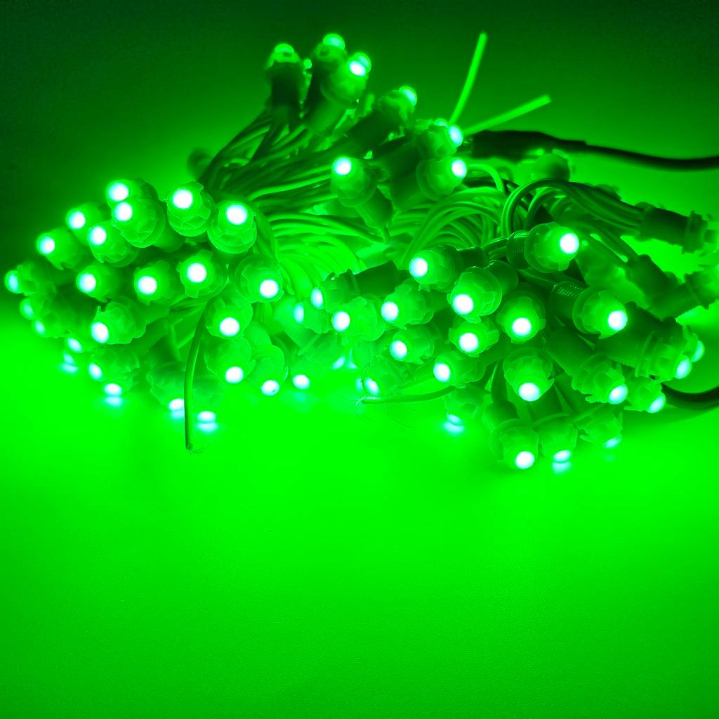 Led hắt module 5V xanh lá TYY đế 9mm 4 bóng