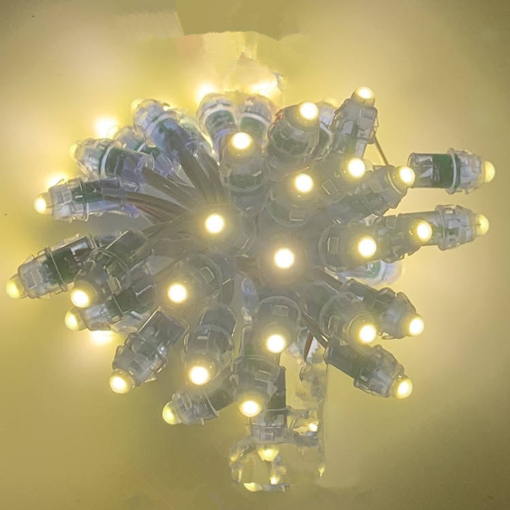 Led đúc F5 5V vàng nắng đế 9mm có main giá sỉ