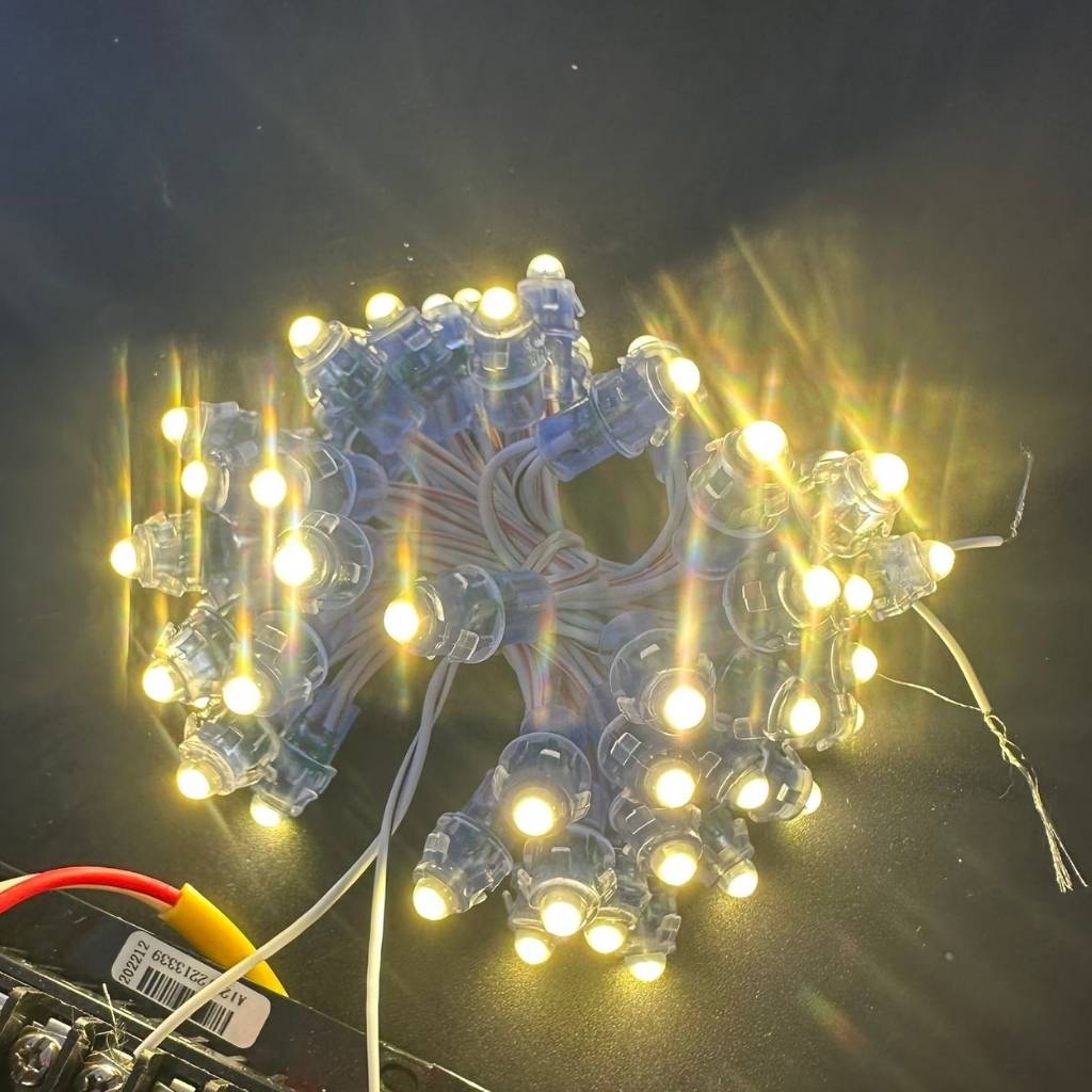 Tổng kho Led đúc F7 12V vàng nắng ATX đế 12mm