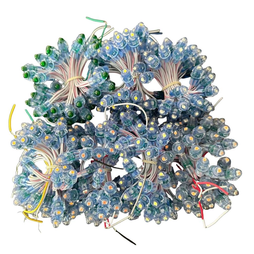 Led đúc F7 12V vàng nắng ATX đế 12mm giá sỉ