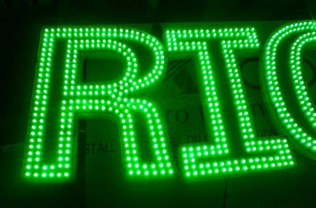 Kho Led đúc F7 12V xanh lá ATX đế 12mm