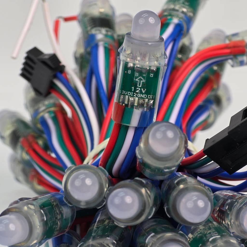 Tổng kho Led đúc F8 Full color IC 8206 12V