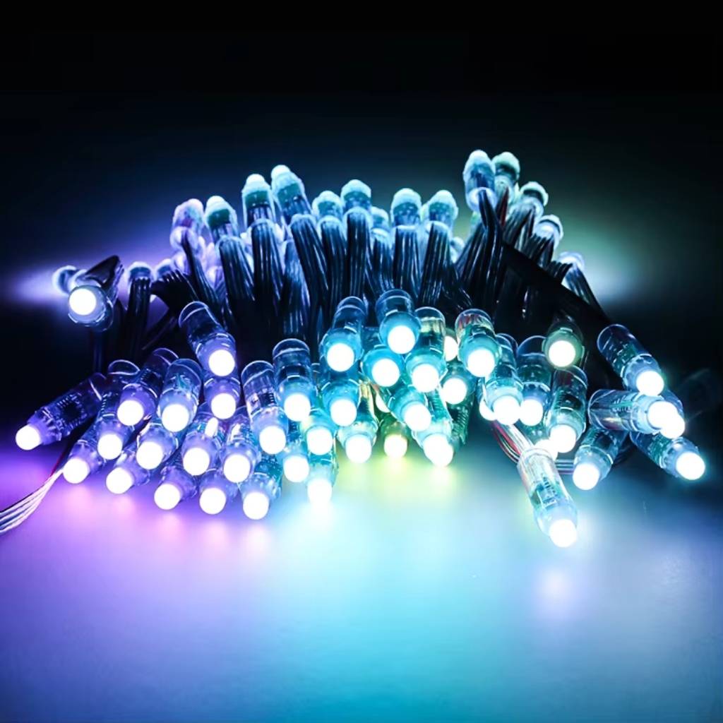 Tổng kho Led đúc F8 Full color IC 8208 12V ATX