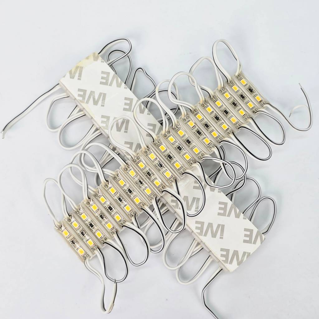 Led hắt module 2 bóng mini 2607 vàng nắng