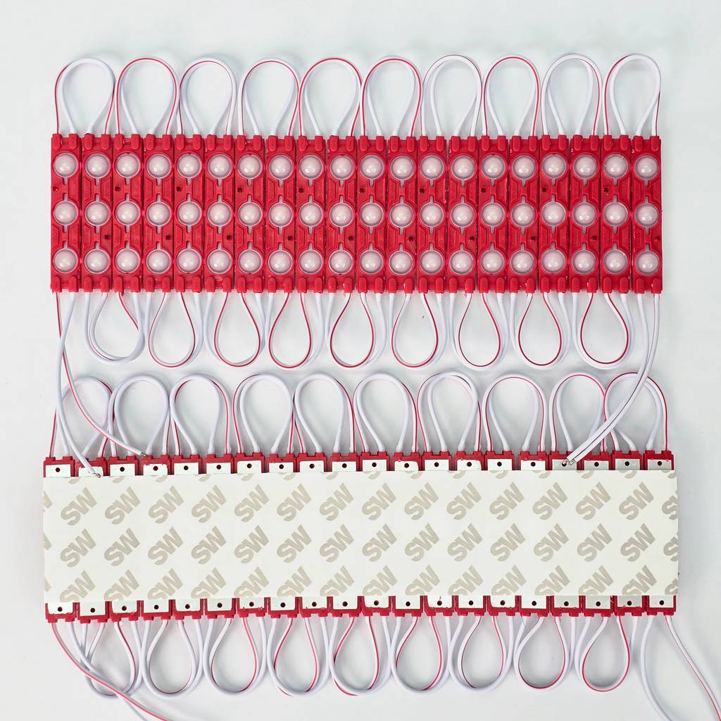 Led hắt module 3 bóng 6011 đỏ giá sỉ