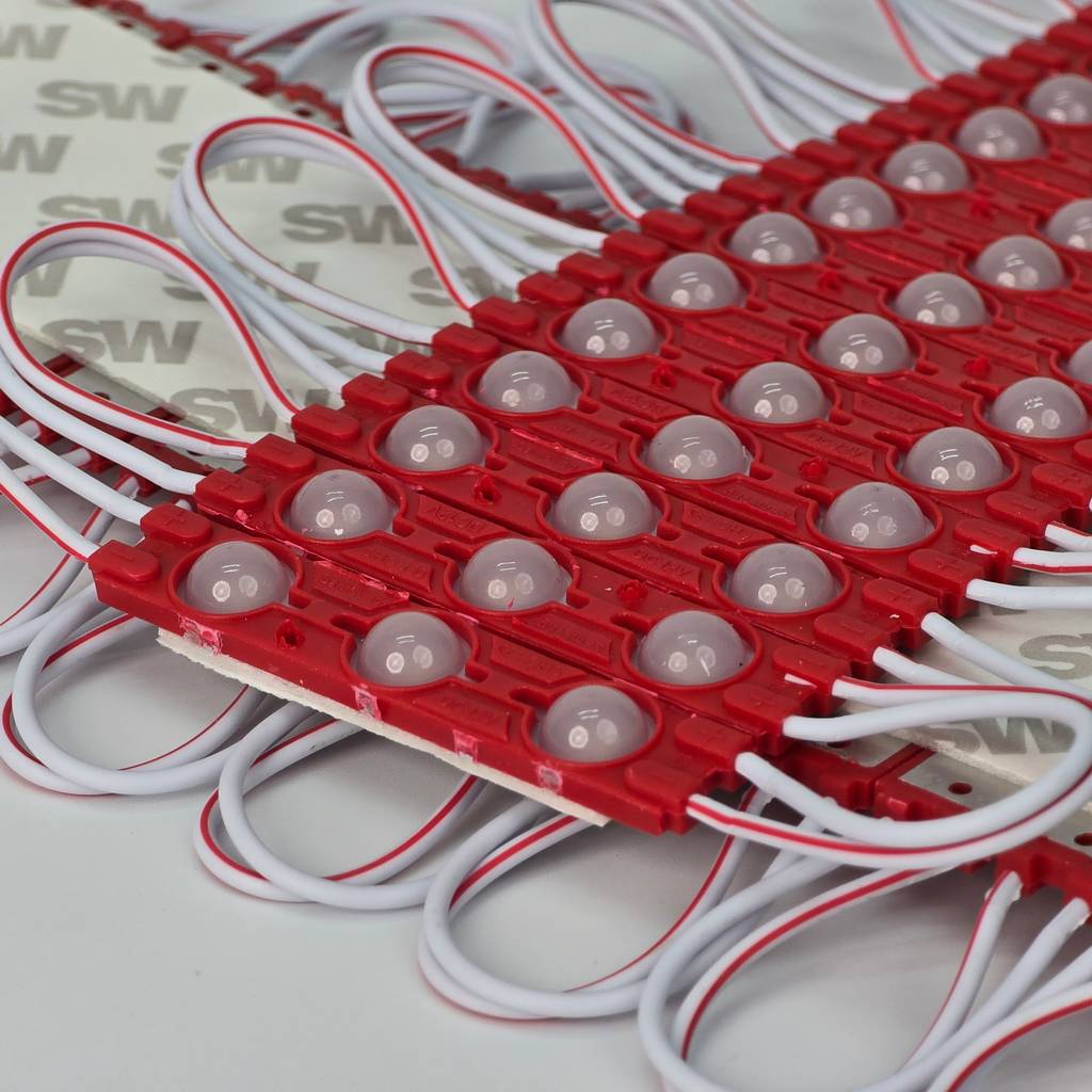 Led hắt module 6011 đỏ 3 bóng