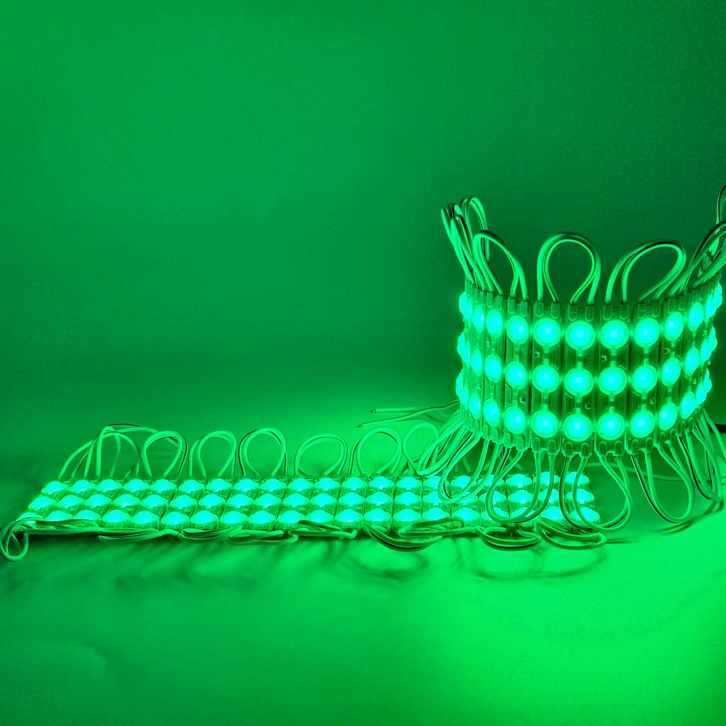 Tổng kho Led hắt module 3 bóng 6011 xanh lá