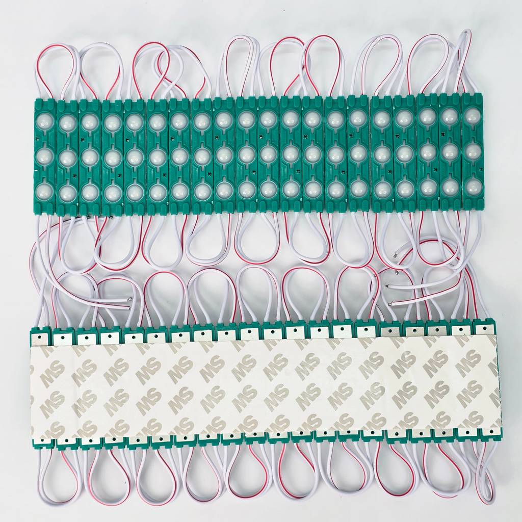 Giá sỉ Led hắt module 3 bóng 6011 xanh lá