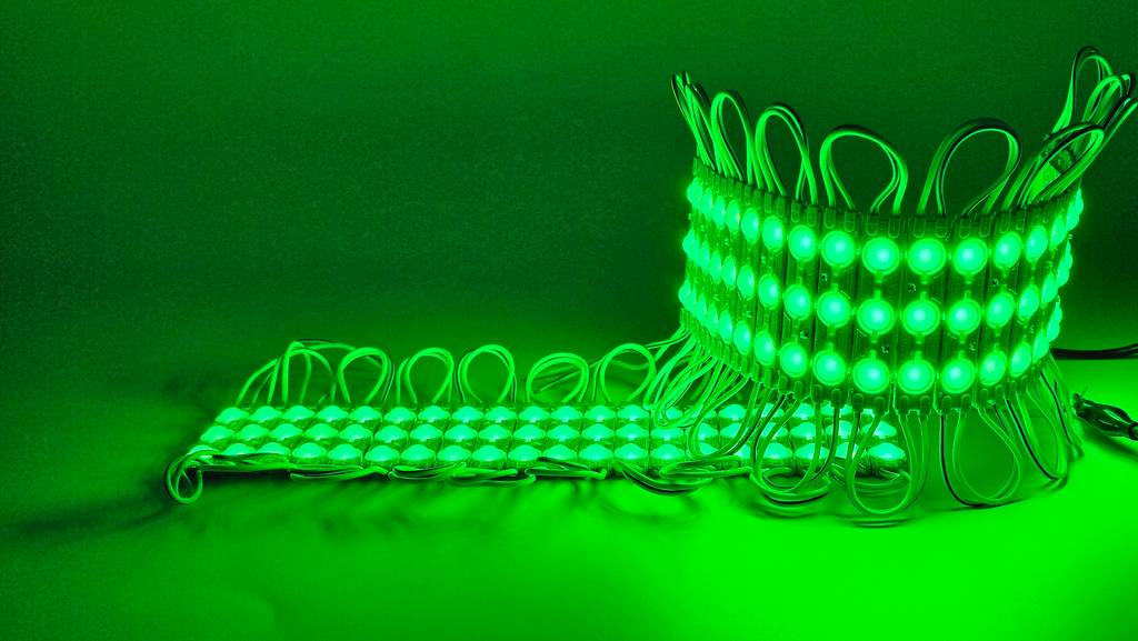 Led hắt module 6011 xanh lá 3 bóng