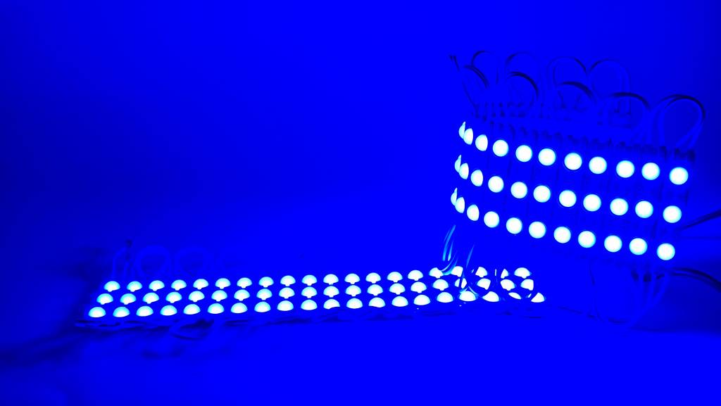 Giá sỉ Led hắt module 3 bóng 6011 xanh dương