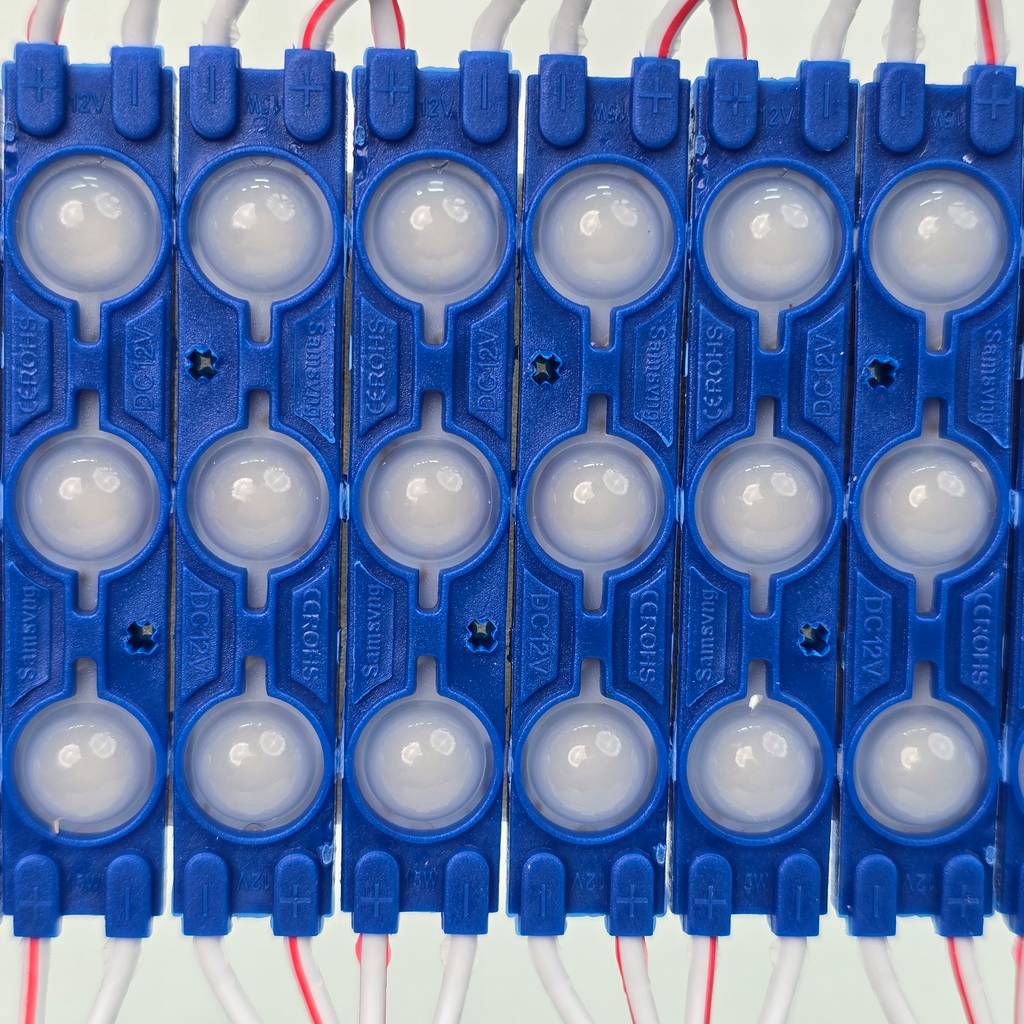 Kho Led hắt module 3 bóng 6011 xanh dương