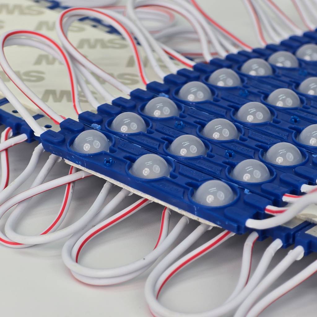 Led hắt module 3 bóng 6011 xanh dương giá sỉ