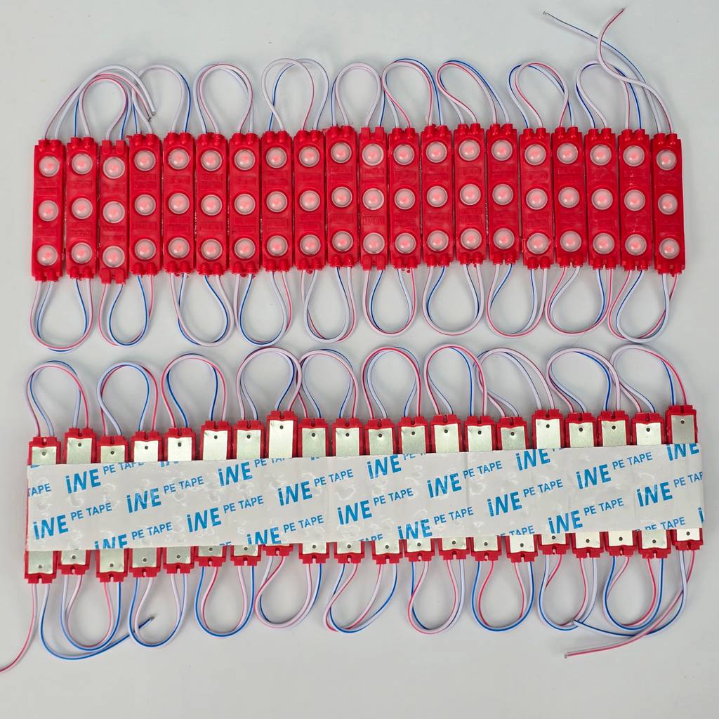 Tổng kho Led hắt module 3 bóng 6113 JIYI đỏ