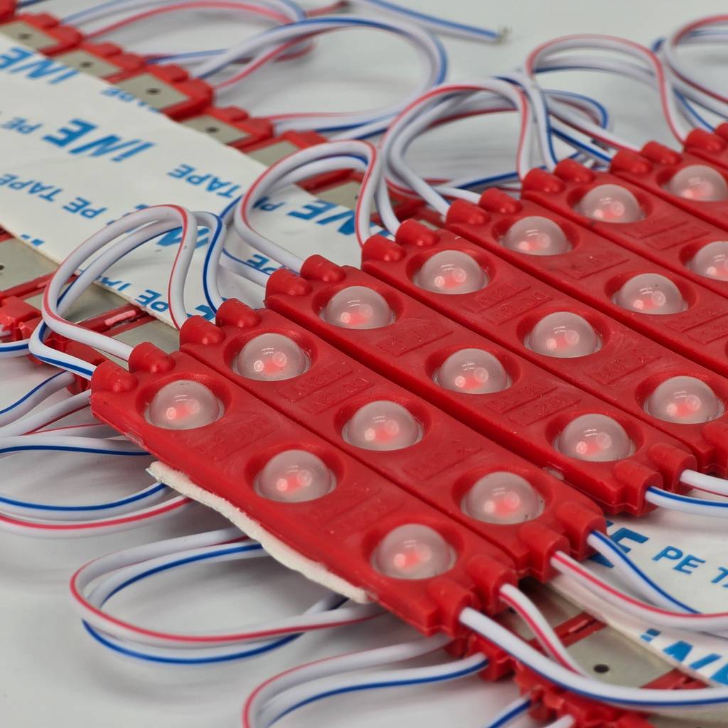 Led hắt module 3 bóng 6113 JIYI đỏ giá sỉ