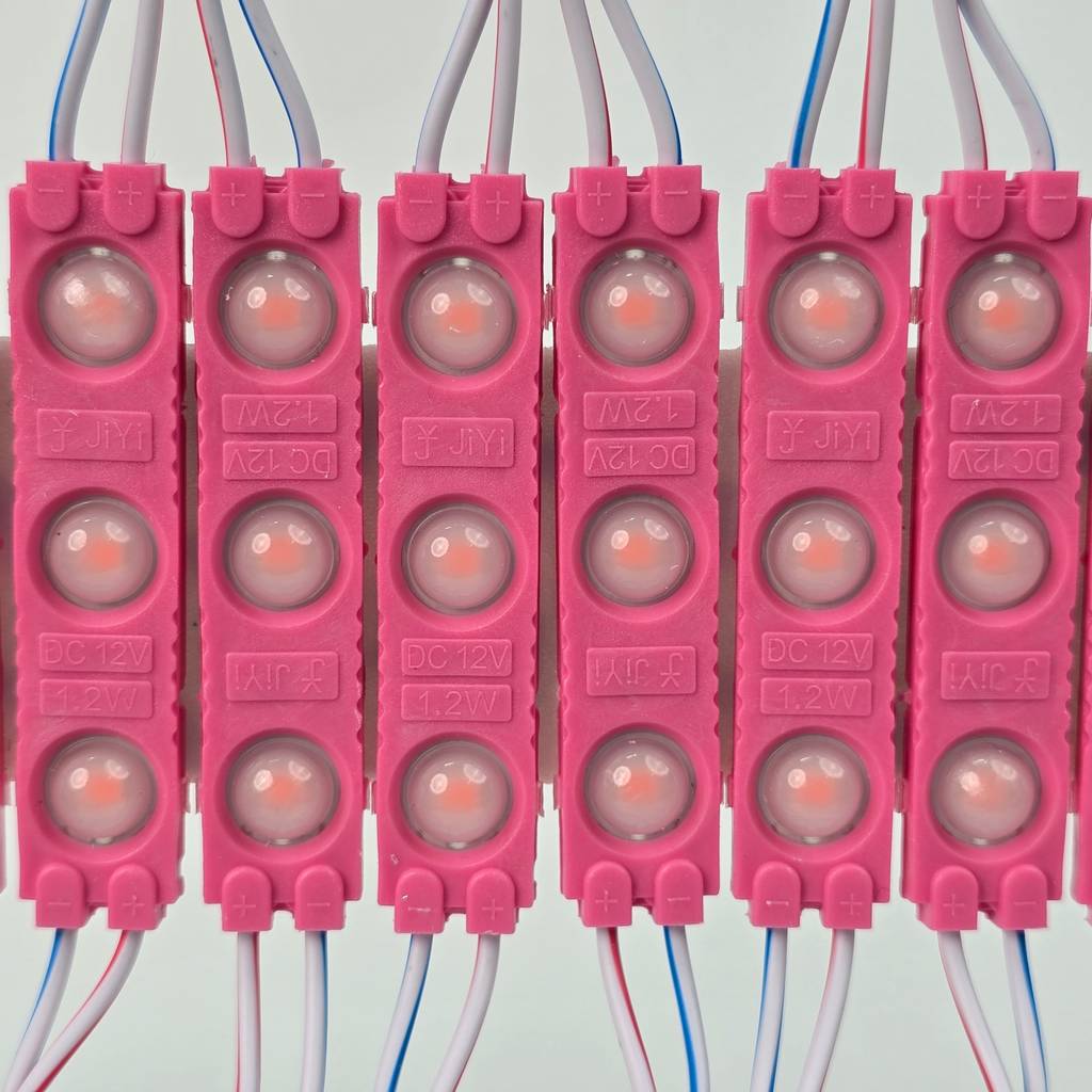 Kho Led hắt module 3 bóng 6113 JIYI hồng